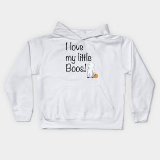 I Love My Little Boos Kids Hoodie